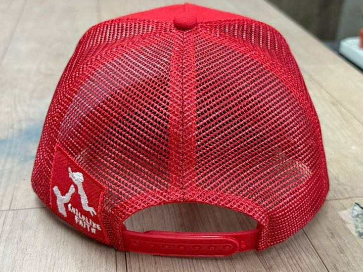 **Trust in GOD Trucker Hat** Red