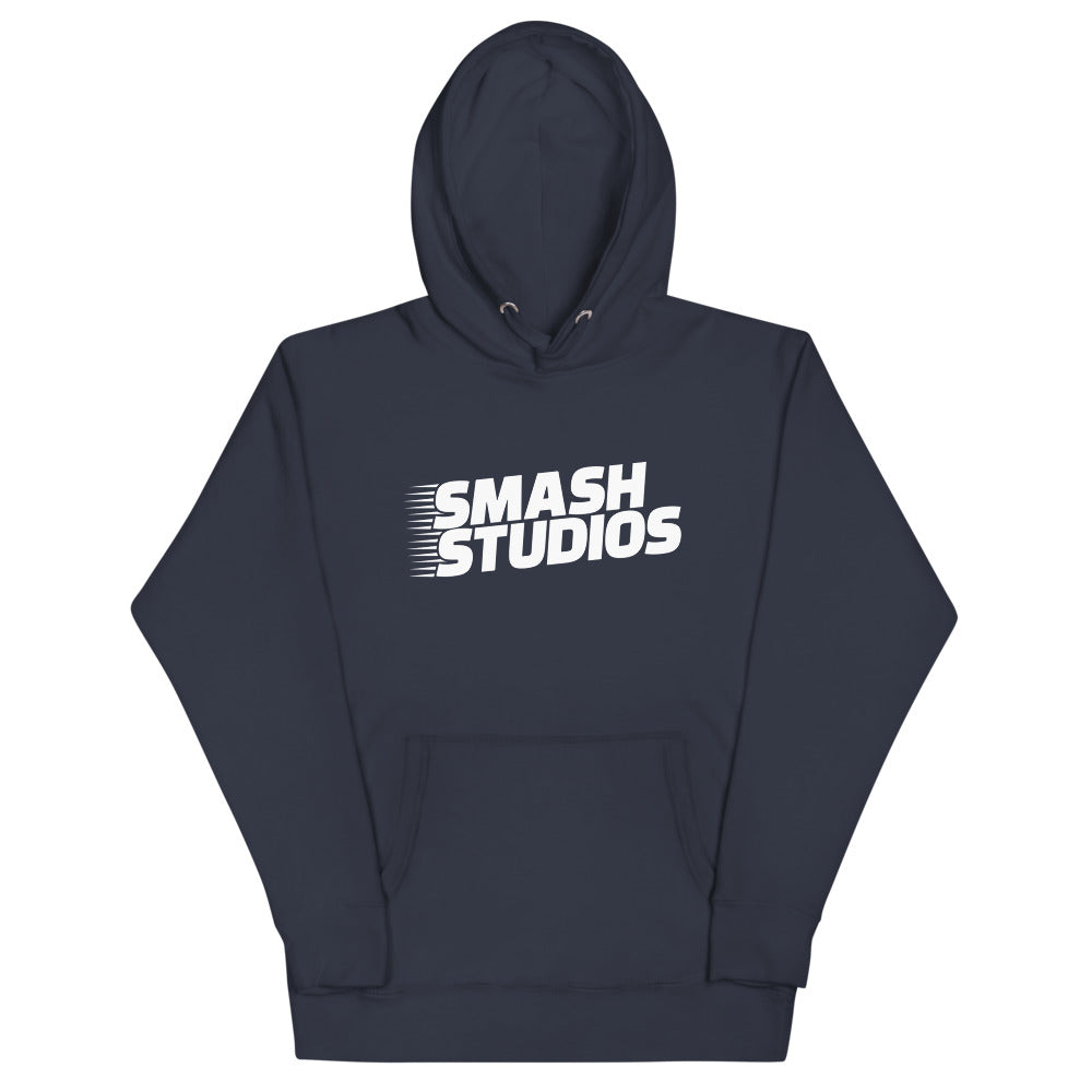 Smash Studios Unisex Hoodie(White Letters)