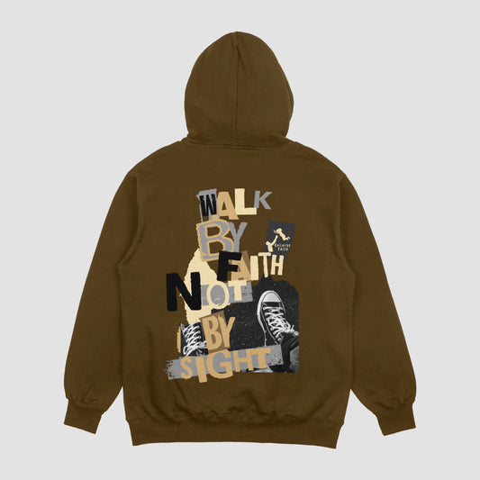 2024 Walk By Faith Hoodie(Brown)