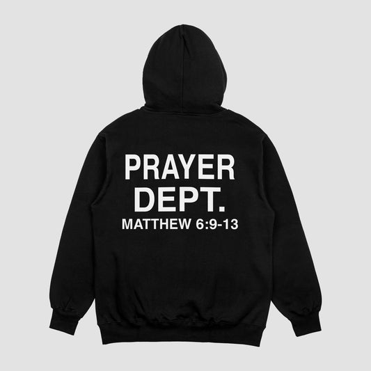 *Prayer Dept* Hoodie (Black)