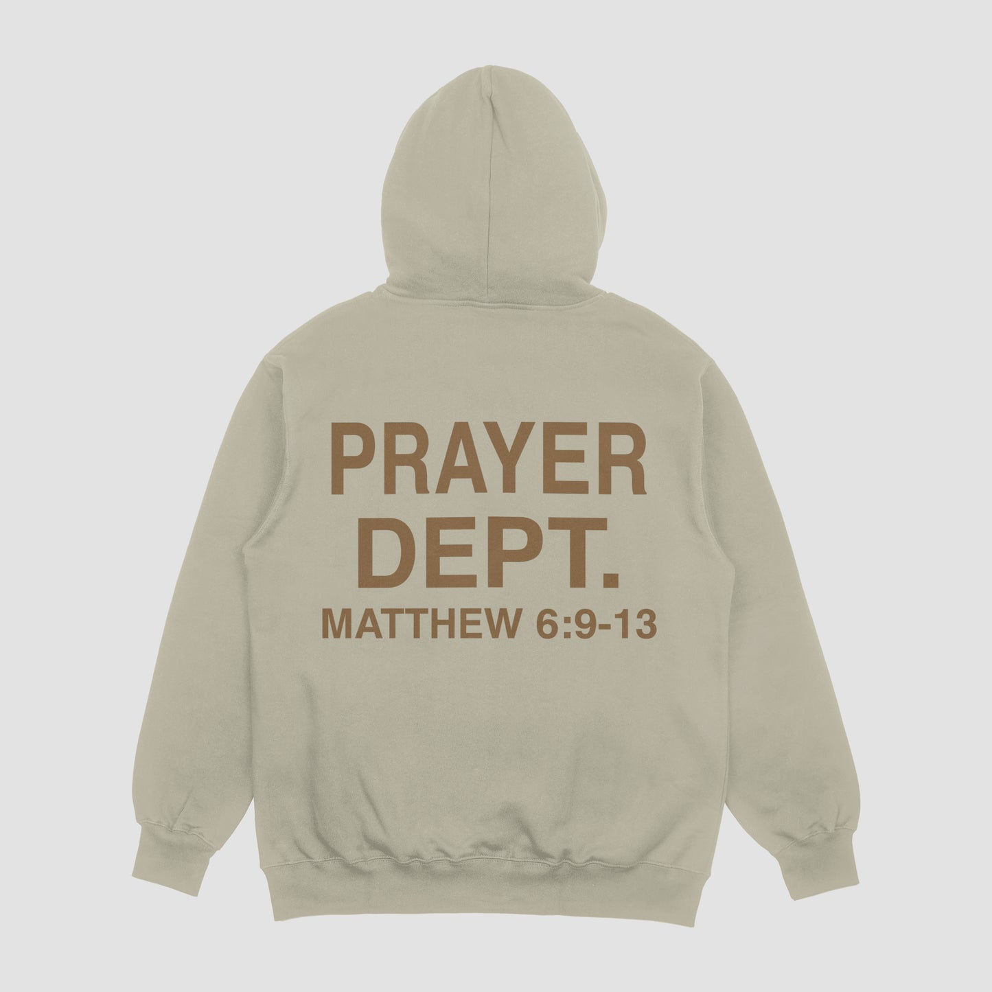 *Prayer Dept* Hoodie(Sand)