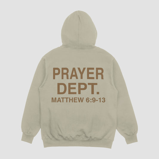 *Prayer Dept* Hoodie(Sand)