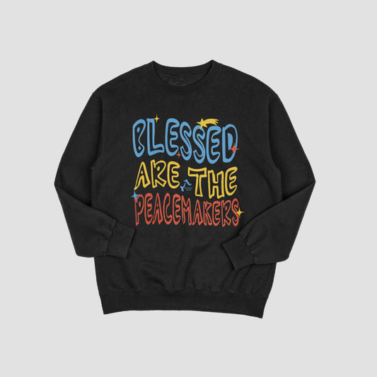 2024 Blessed Are The Peacemakers Crewneck(Sweatshirt)