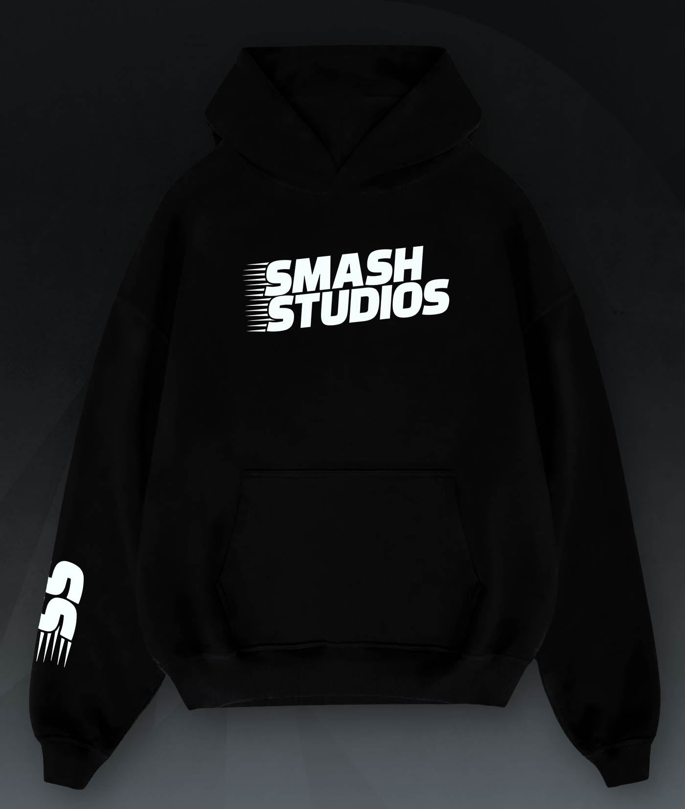 Smash Studios Unisex Hoodie(White Letters)