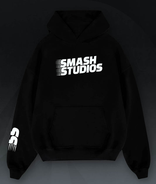 Smash Studios Unisex Hoodie(White Letters)