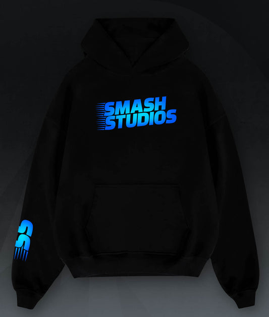 Smash Studios Unisex Hoodie (SS Blue Letters)