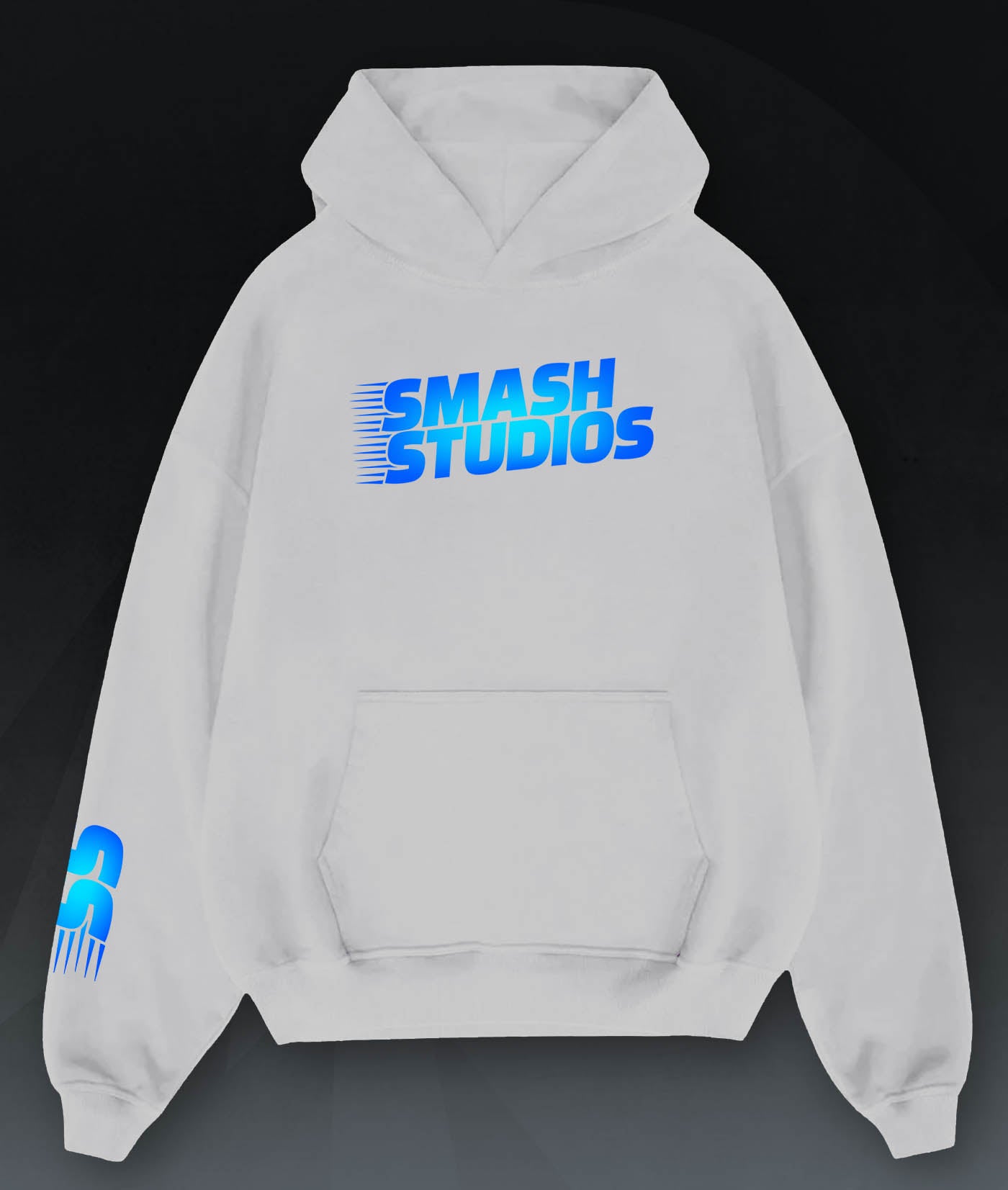 Smash Studios Unisex Hoodie (SS Blue Letters)