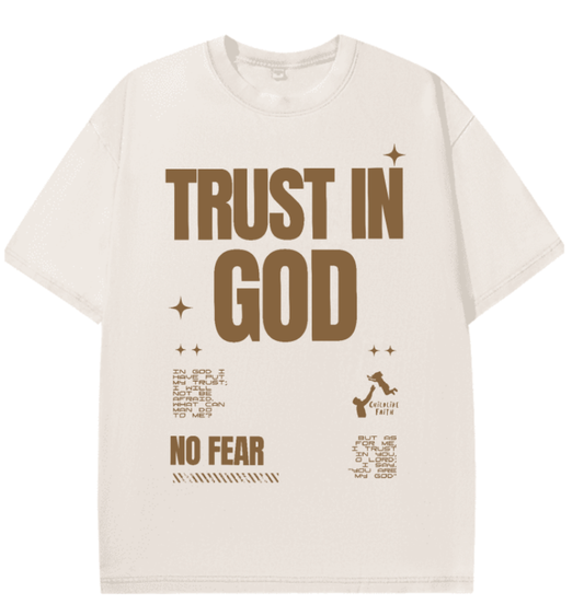 ***Trust  In GOD*** Shirt  (Tan)