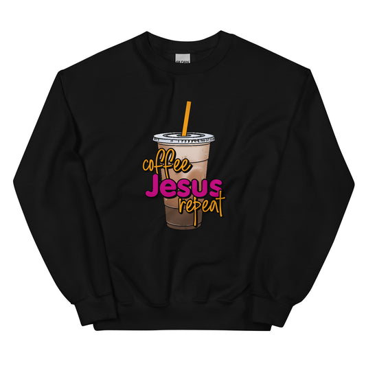 Coffee Jesus Repeat Sweatshirt